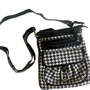 Braciano, Houndstooth Crossbody Purse